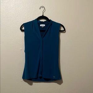 Calvin Klein Women's Sleeveless Top - Teal
